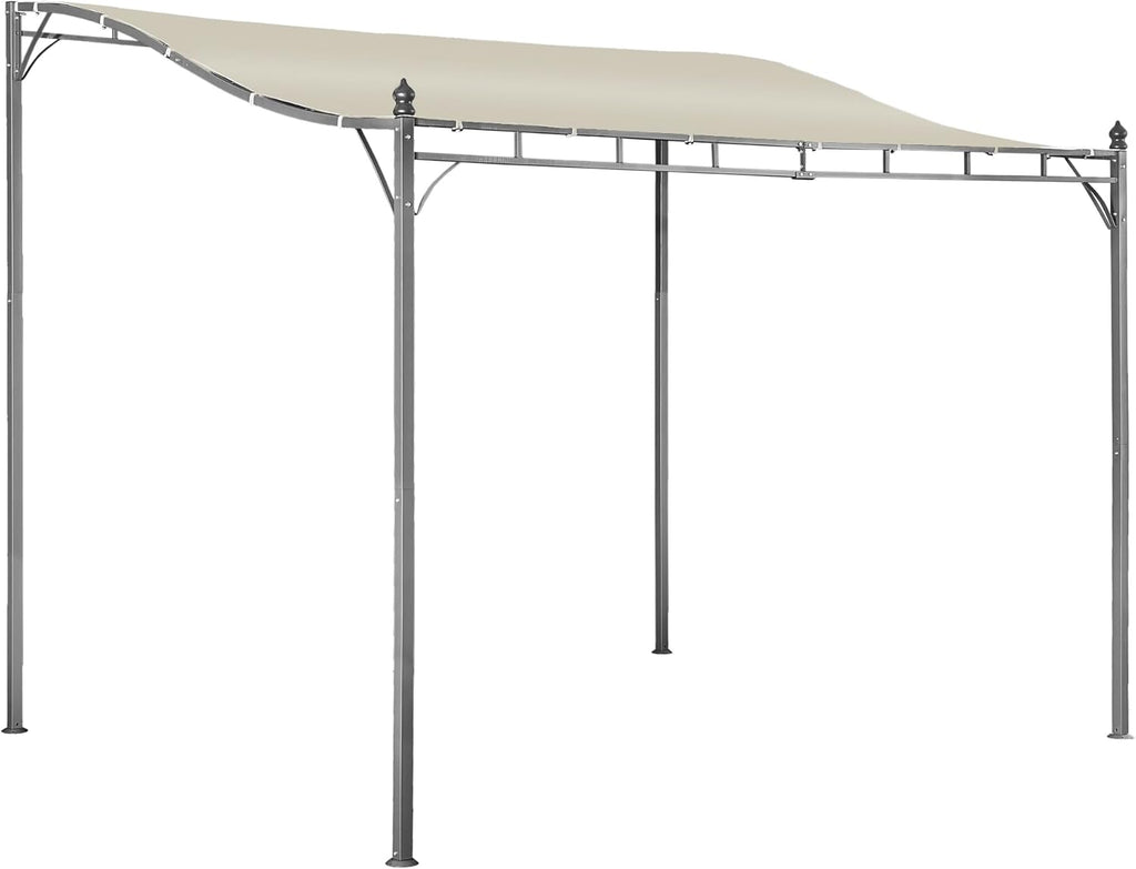2.9 x 2.5m Pergola Gazebo with Metal Frame