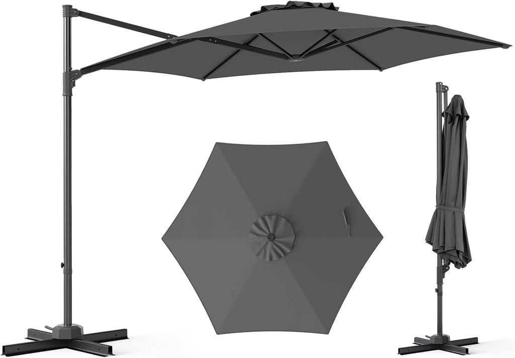 3M Patio Cantilever Umbrella