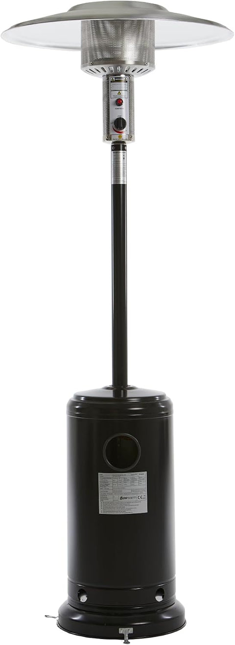 Umbrella Gas Patio Outdoor Heater - Heat Adjustable 13KW - Easy Ignition