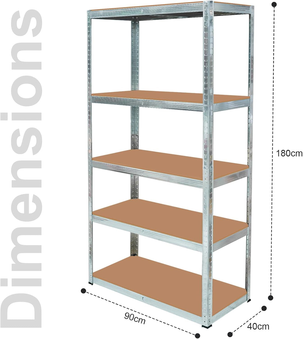 3 X Heavy Duty 5 Tier Garage Shelving Units