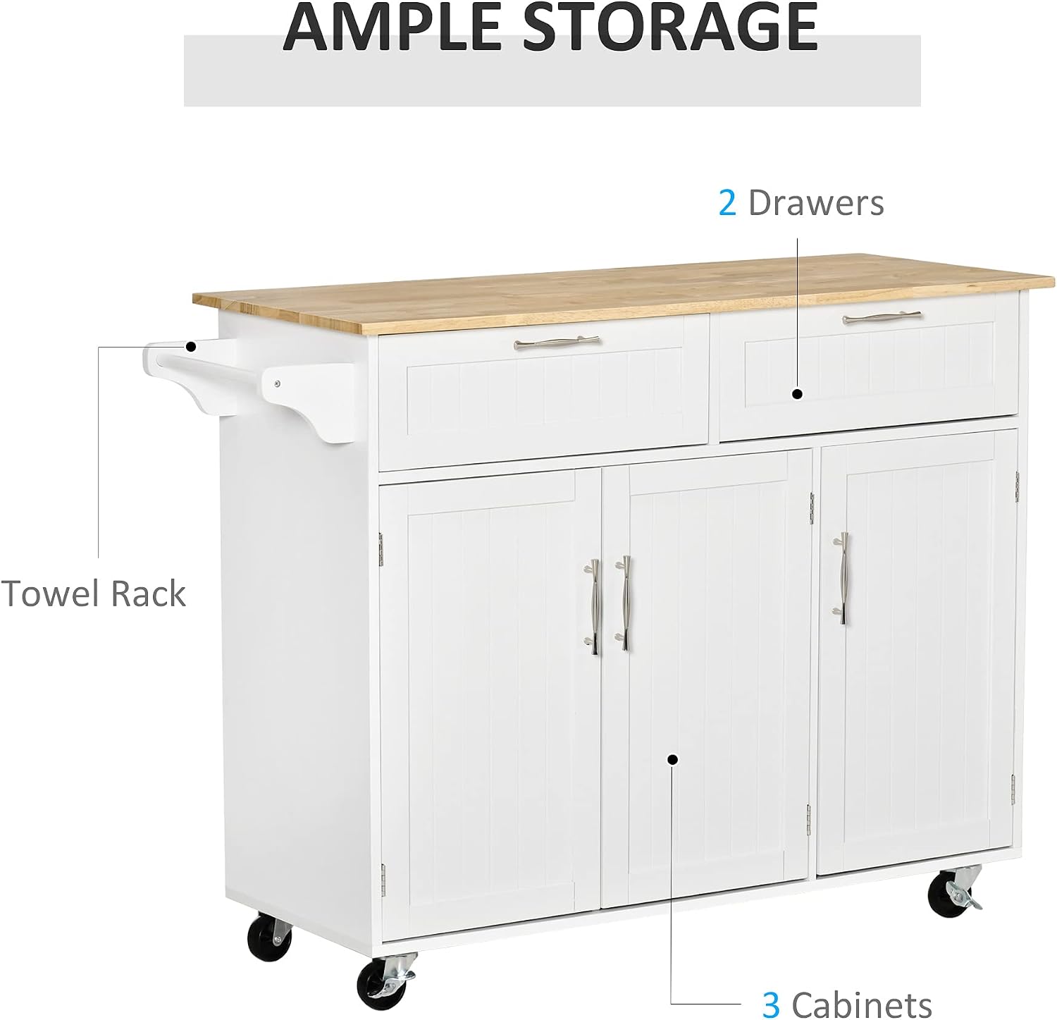 Kitchen Island Utility Cart