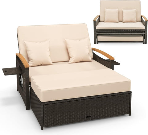 Garden Rattan Daybed