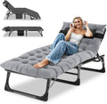 Folding Sun Lounger for Garden
