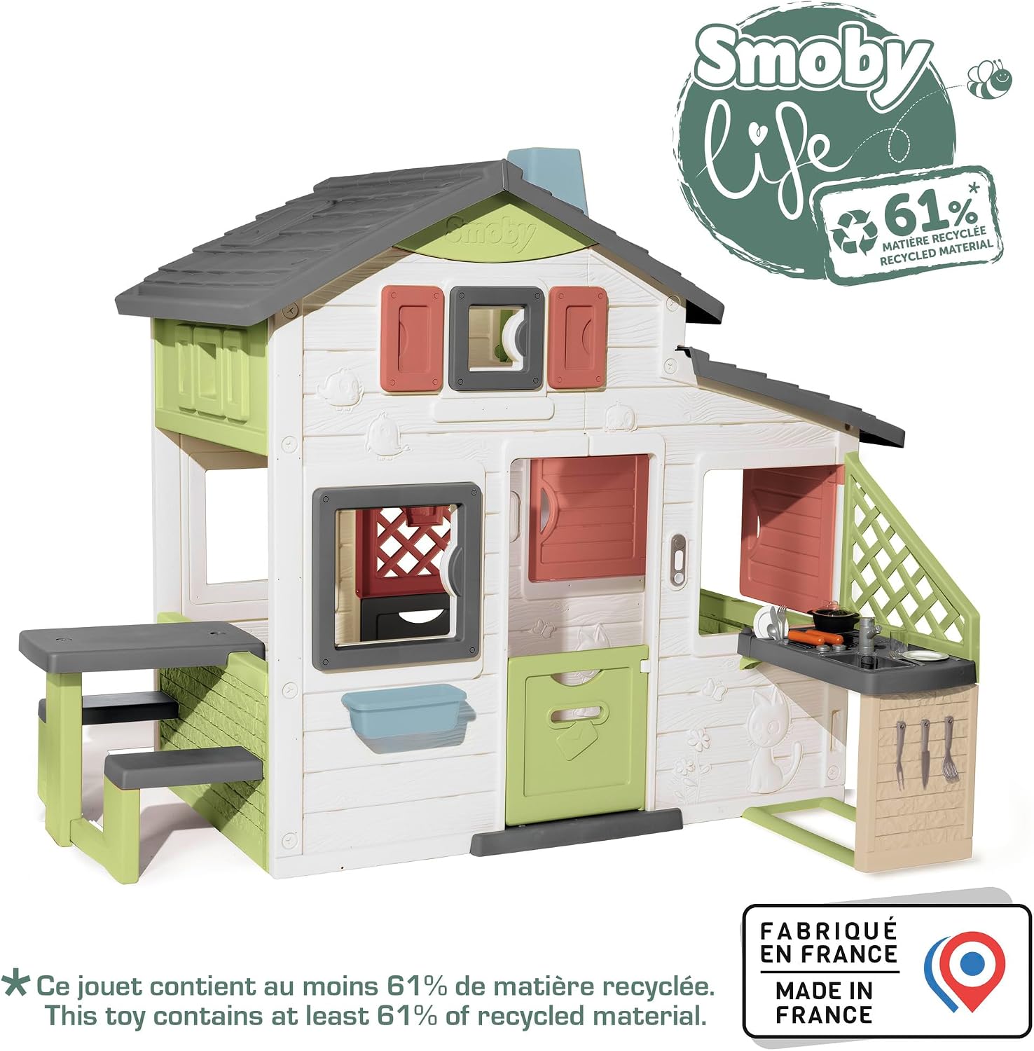 PLAYHOUSE suitable for indoor or outdoor use