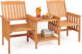 Wooden Outdoor Loveseat