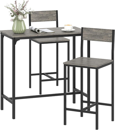 3-Piece Bar Table and Stools Set