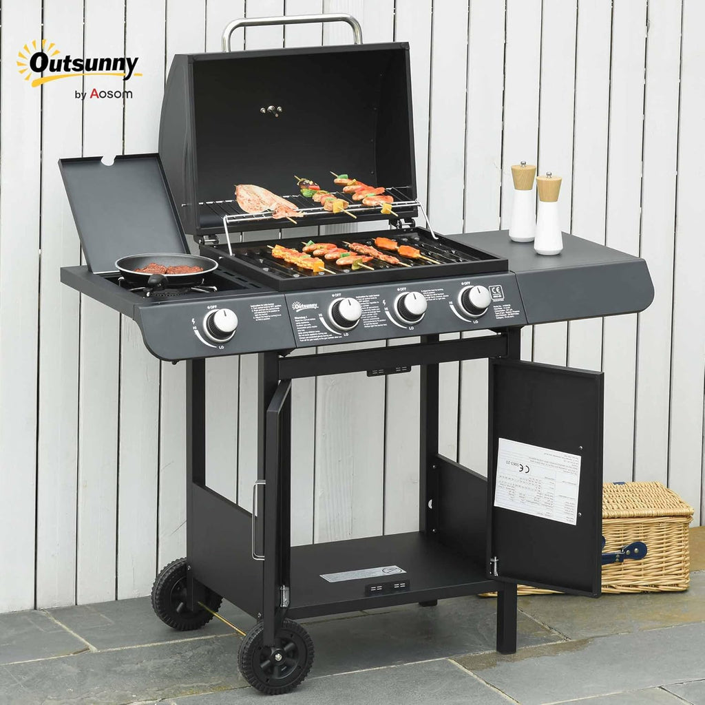 3+1 Burner Gas BBQ Grill