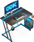 Gaming Desk with LED Lights
