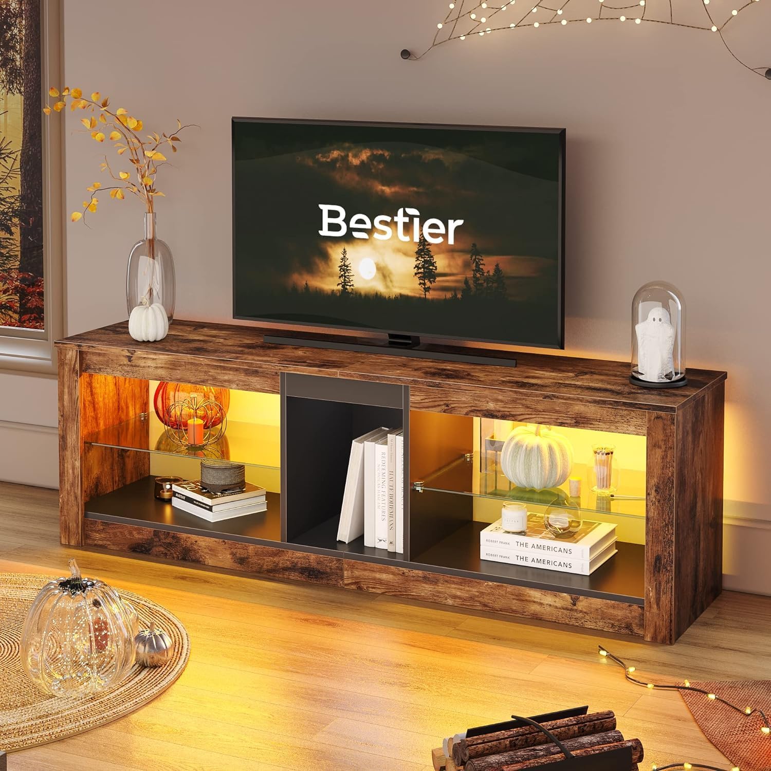 140cm LED TV Stand & Entertainment Cabinet