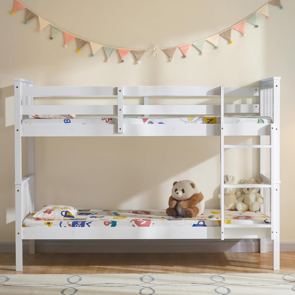 Single Bunk Bed Frame with Ladder