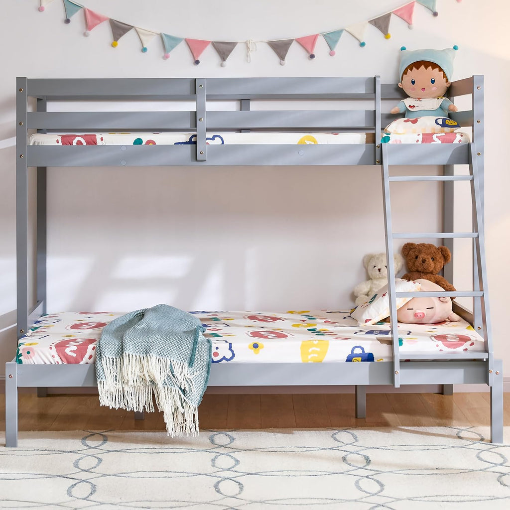 Bunk Bed Frame with Ladder