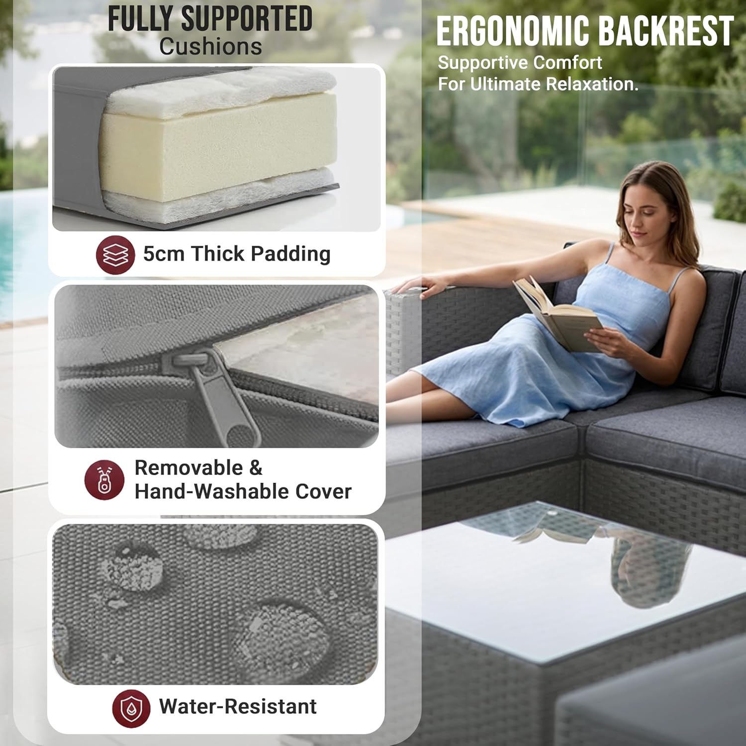 Nevada Rattan Garden Furniture Set