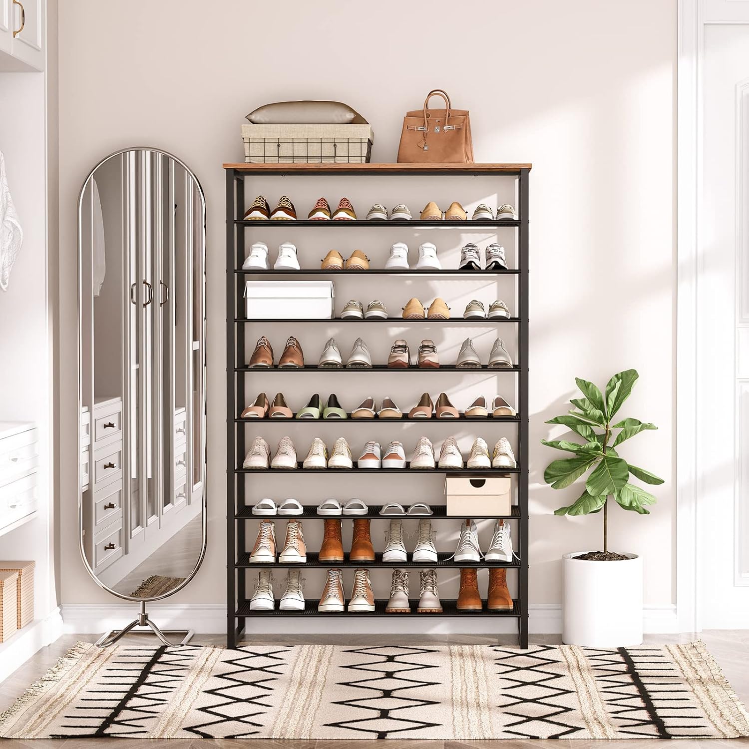 10-Tier Shoe Rack
