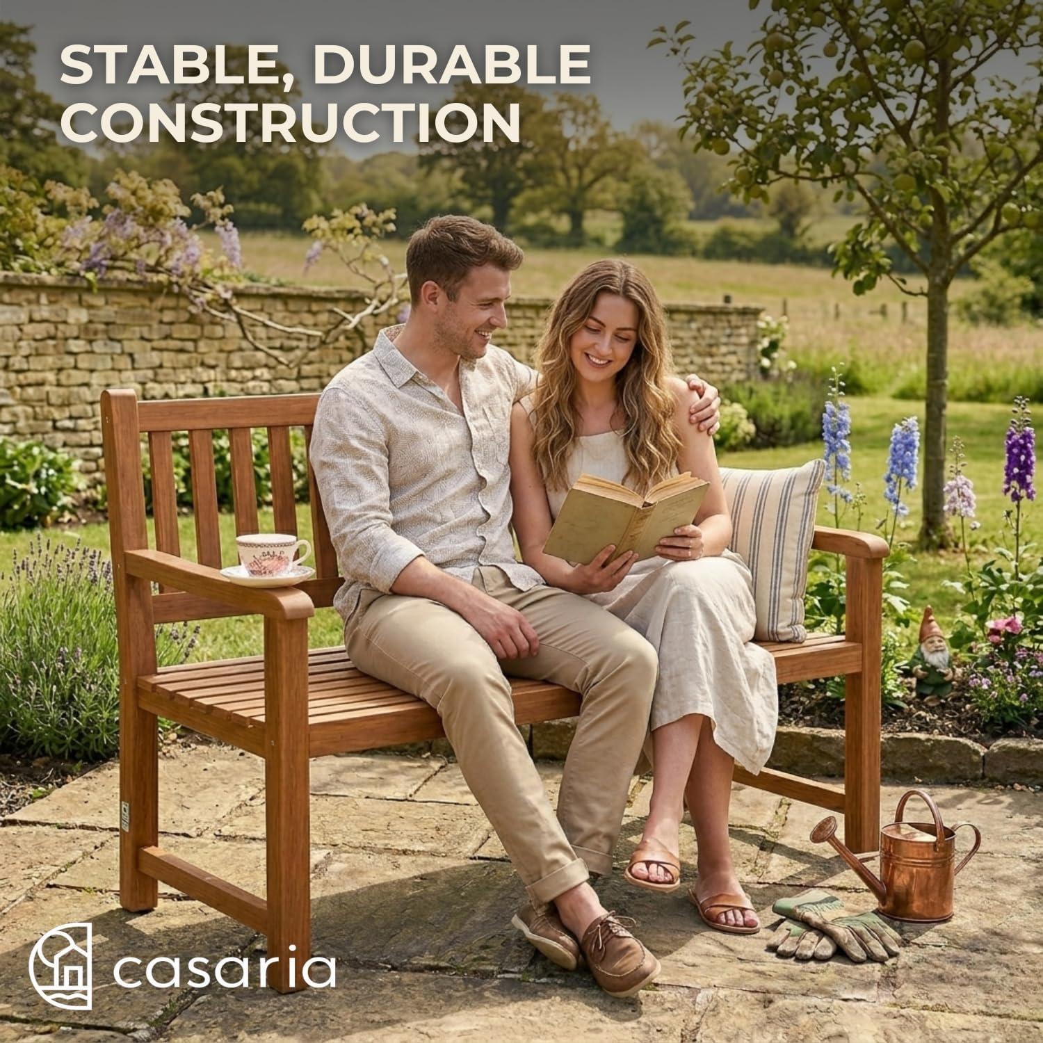 3 Seater Wooden Garden Bench