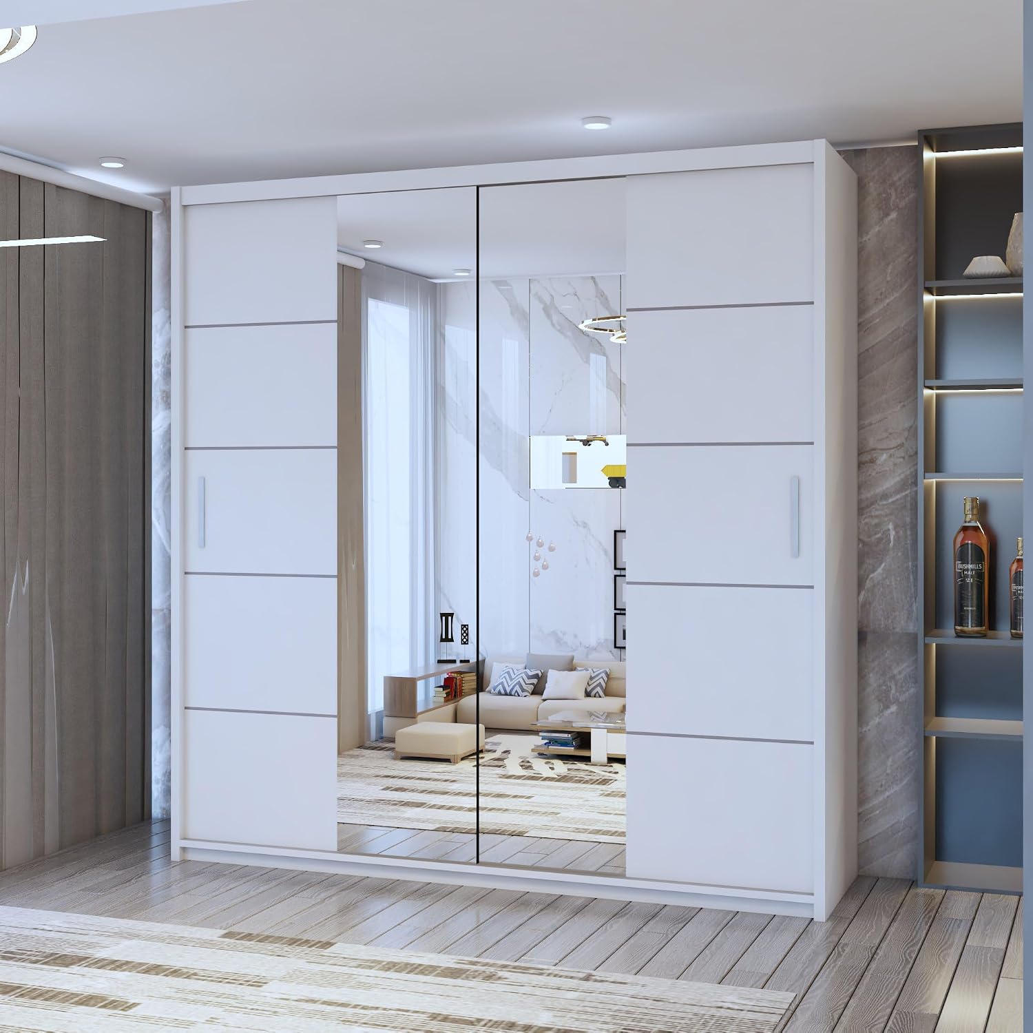 Wardrobe Modern Storage Solution for Your Bedroom (White