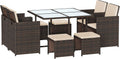 Garden Furniture Set Dining Table and Chairs