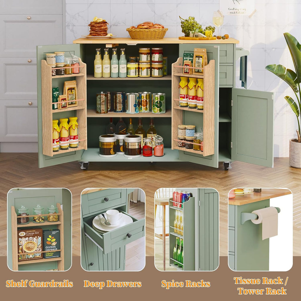 Kitchen Island on Wheels