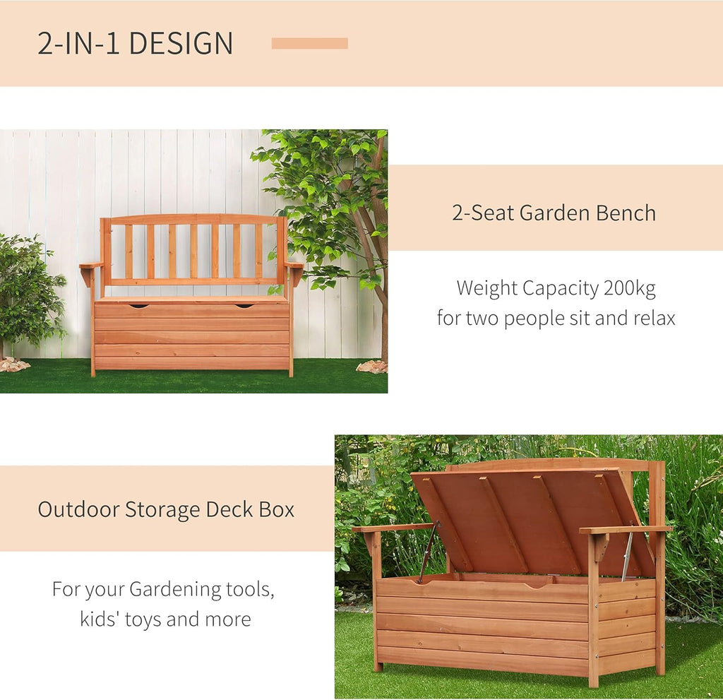 Outdoor 2 Seater Garden Bench