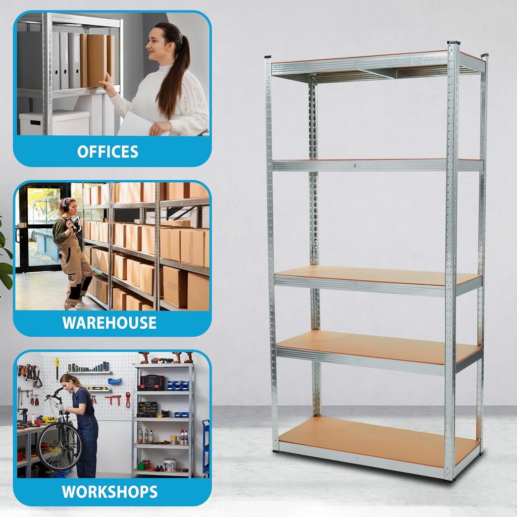 3 X Heavy Duty 5 Tier Garage Shelving Units