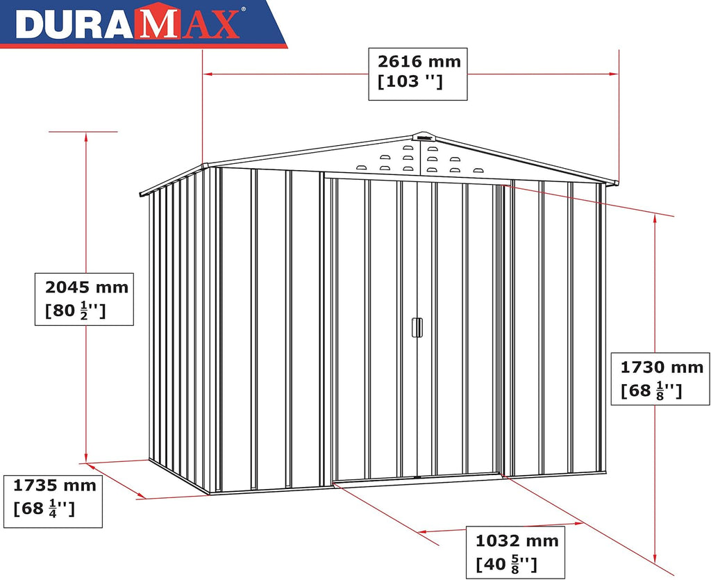 Top 8 x 6 Storage Room