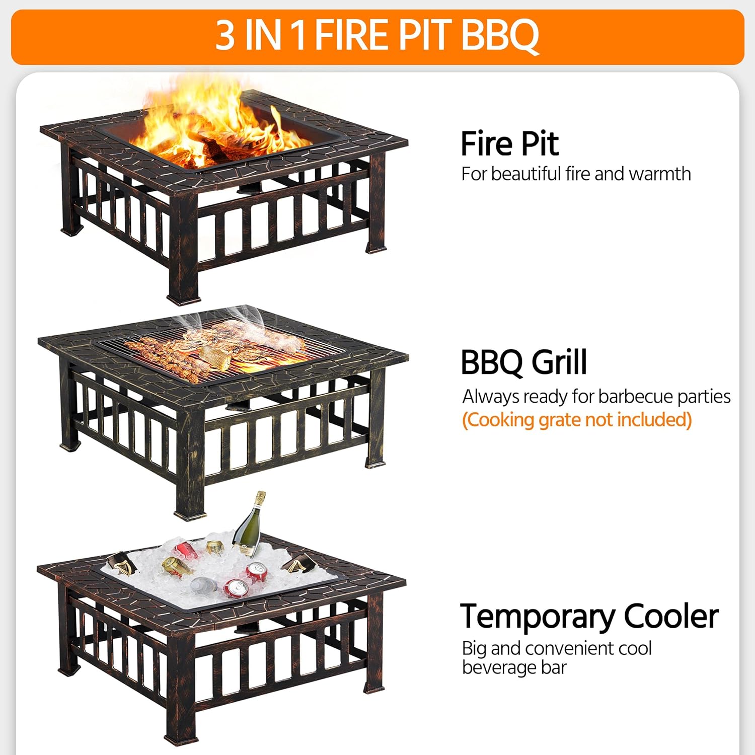 Square Fire Pit