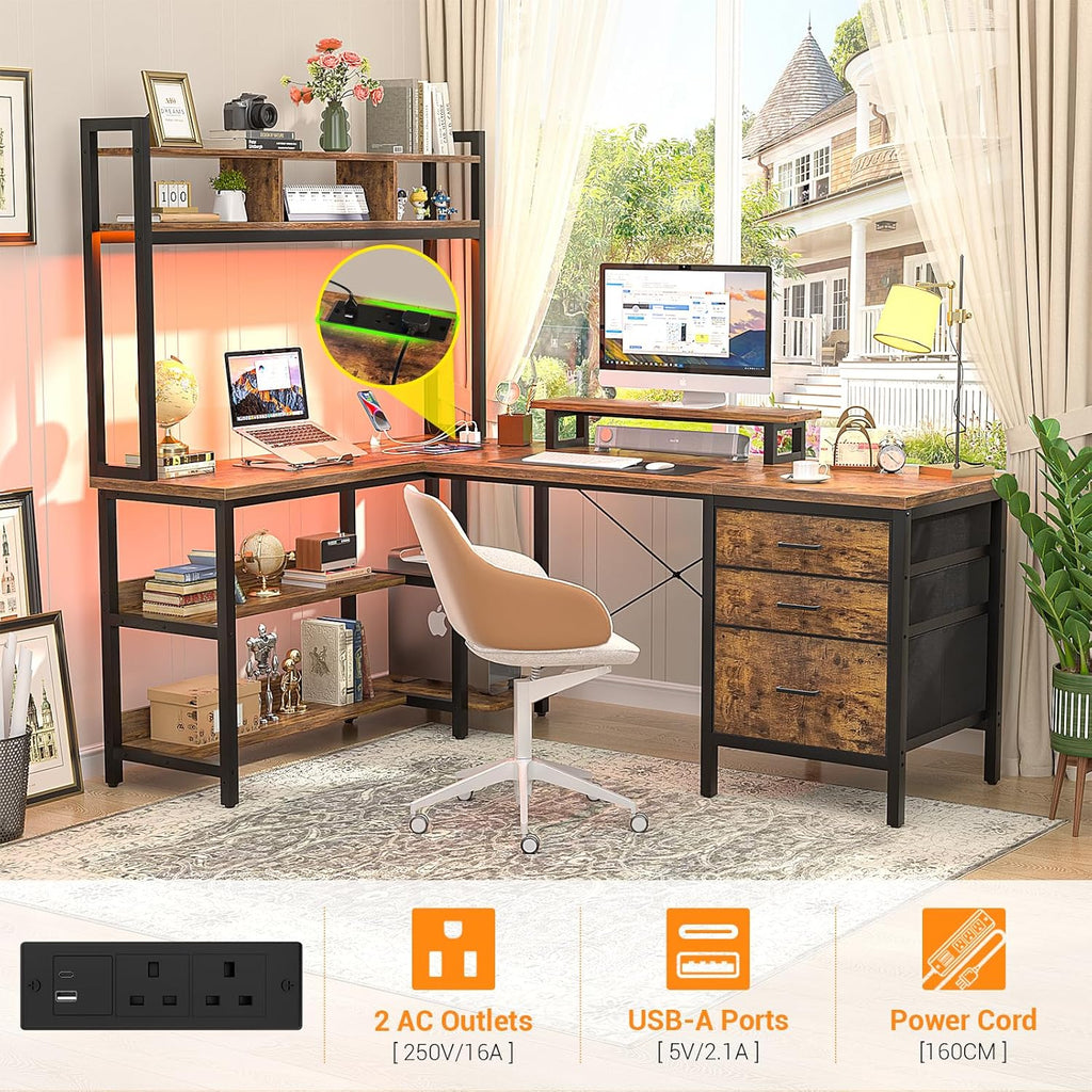 Desk with Hutch