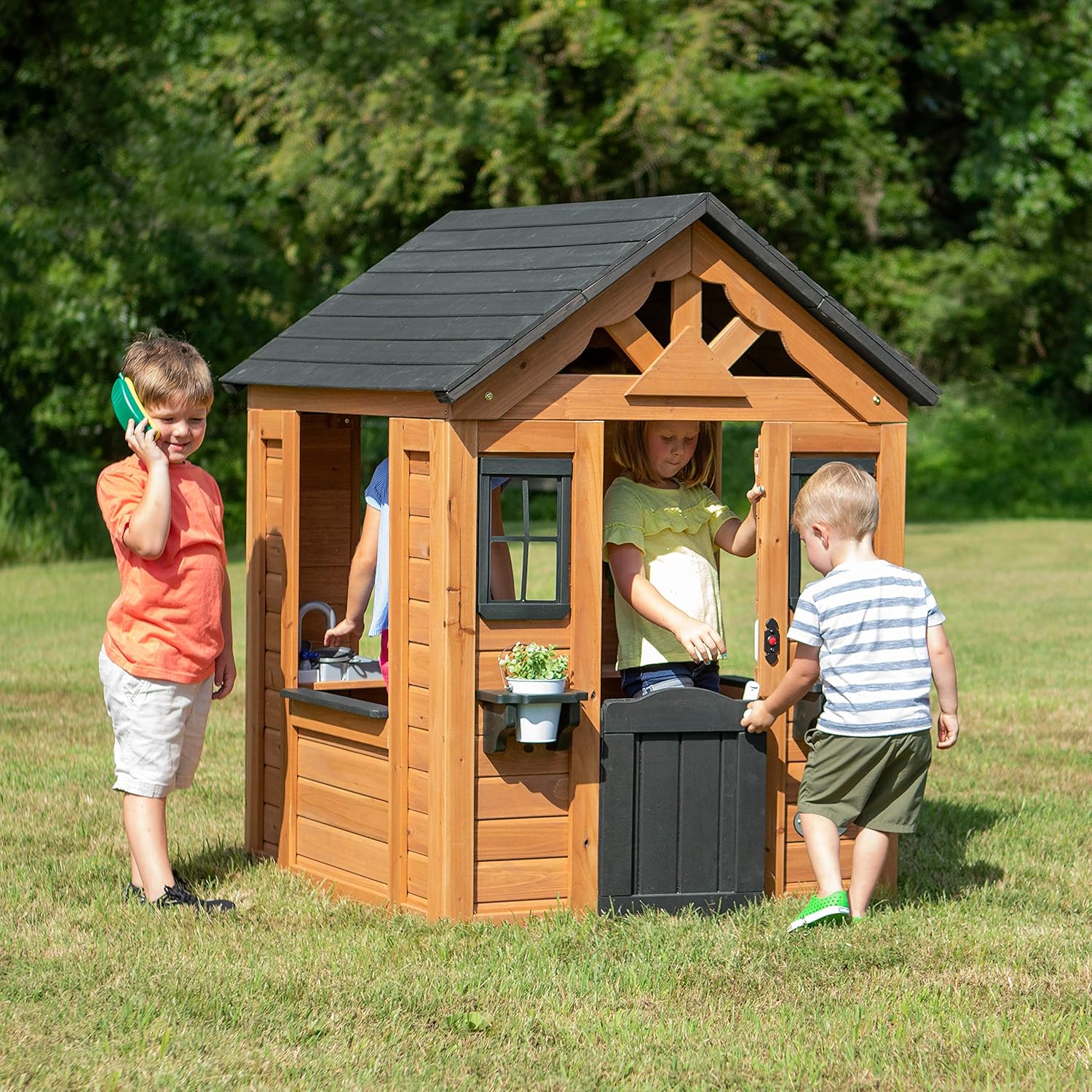 100% Cedar Wood Playhouse